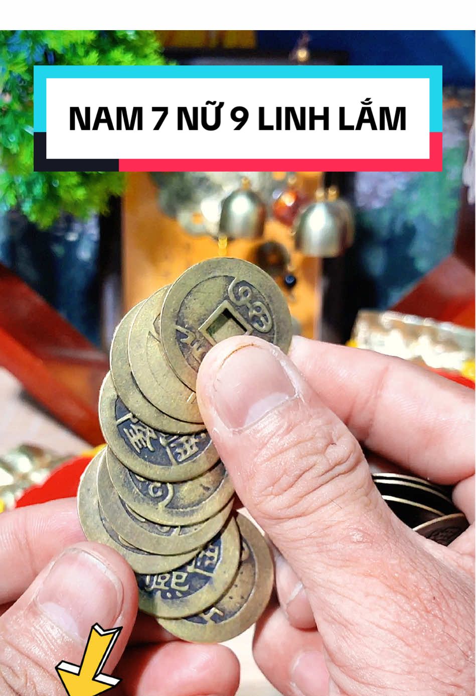 Nam 7 đồng - nữ 9 ĐỒNG XU ÂM DƯƠNG kích lộc, trợ lực tài vận, vượng tài, chiêu hút tài lộc #dongxuamduong #xuamduong #dongxu #chieuhuttailoc #hieumayman 🙏