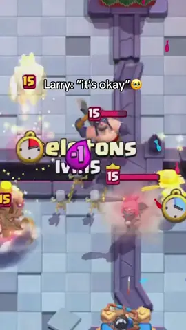 Ice Spirit: “Larry noo!” #clash #clashroyale #cr 