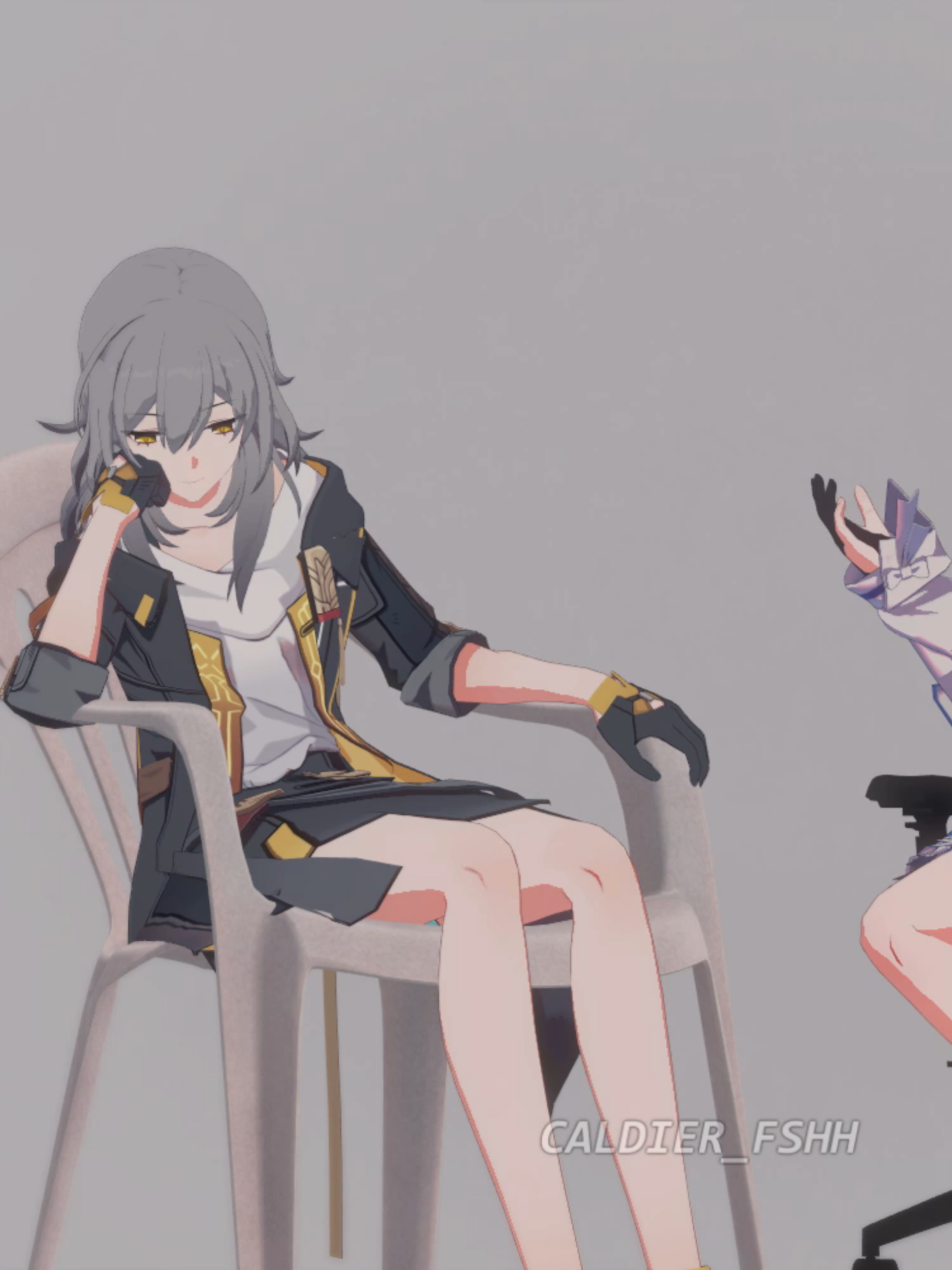 Love yourself frfr #evermarch #evernight #march7th #HonkaiStarRail #stelle - credits Literally   Credits - Animation by me  Models by Hoyoverse  Accessories - Plastic chair by AnderSlender, Office chair by Haztract, Mirror by ろっし  Effects - ikDiffusion likelooks o_toProColor PostAlphaEye  Shader - Manashiku  Audio by DiEM,  Inspo from @/kyui_leroch