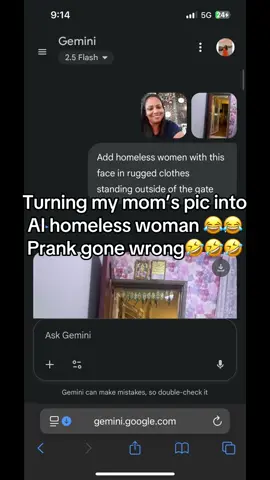 Prank gone wrong siakkkk🤣🤣🤣😭😭😭 Sorry amma😂😂😂 #aihomelessprank 