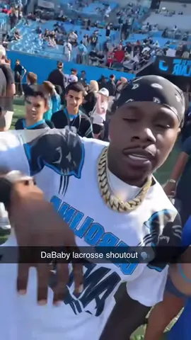 DaBaby is a HUGE Lacrosse Guy 🥍😅 #lacrosse #sports #carolina #charlotte #dababy 