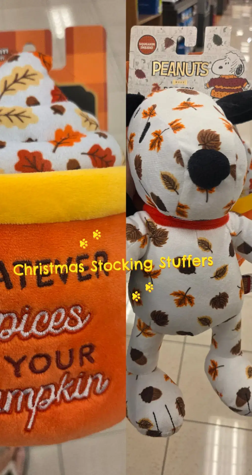 Shopping early for stocking Stuffers. #dog #christmas #stockingstuffer #stockingstufferideas #dogtoys  🎃 Seasonal themes: Fall 🛒 Where to buy: Kohls  🎁 Gift suggestions: stuffed dog toys 🎄 Holiday traditions: opening stocking