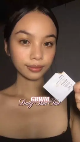 GRWM Daily Skin Tint Tried their sample pack first and luckily I found my shade🥹 didn't expect it though I thought I have a light skin. I'm in the shade Medium Cool Tan (Sienna) @grwmcosmetics  #skintint #grwmcosmetics #grwmcosmeticsskintint #dailyskintint #affordableskintint 