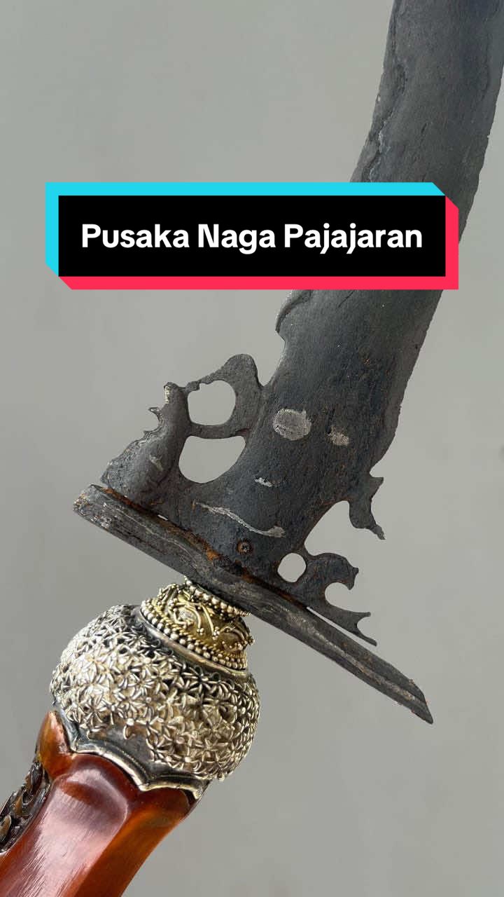 Keris Pusaka Pajajaran Naga Krawangan — Jejak Leluhur Pajajaran dalam Pusaka Naga Dari kedalaman sejarah tanah Pasundan, lahirlah pusaka agung bernama Keris Pajajaran Naga Krawangan. Sebilah keris yang bukan hanya sekadar senjata, tetapi perwujudan falsafah dan kekuatan spiritual kerajaan besar Pajajaran. Pada bilahnya yang berluk sembilan, terpahat halus ragam hias naga krawangan — lambang kebijaksanaan, penjaga bumi, dan kekuatan gaib yang melindungi pemiliknya dari mara bahaya. Krawangan yang menembus bilah bukan sekadar hiasan, tetapi simbol napas kehidupan dan kekosongan diri menuju kesempurnaan batin. Warangka dan deder yang dihiasi selut perak dan mendak perak detail halus menandakan status tinggi pemiliknya. Pegangan yang elok bukan hanya dibuat untuk genggaman, tapi untuk manunggaling rasa lan cipta — menyatunya kehendak manusia dengan energi leluhur. Konon, pusaka seperti ini dahulu hanya dimiliki oleh bangsawan atau tokoh spiritual tinggi Pajajaran, yang menjadikannya sebagai sarana penghubung antara dunia nyata dan dunia kasat mata. Keris Pajajaran Naga Krawangan adalah simbol ketenangan dalam kekuatan, dan kekuatan dalam kesunyian — pusaka yang berbicara tanpa kata, namun menggetarkan hati bagi siapa pun yang menatapnya. #keris #pusaka #kerispusaka #kerisjawa #kerissepuh 