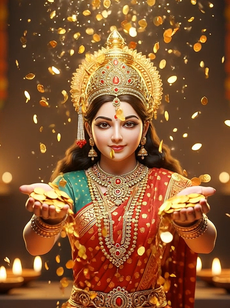 Laxmi Mata 🕉️🌺🪙#laxmi #mata #devotional #foryoupage #fyp 