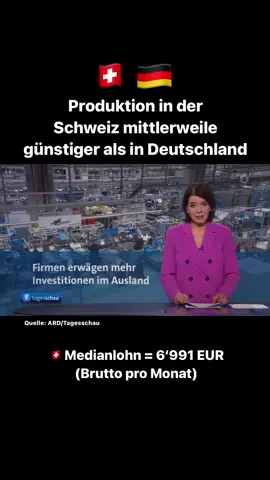 🇨🇭🇩🇪 Die Produktion in ihrem Schweizer Werk ist mittlerweile günstiger als in ihrem deutschen Werk, teilt Stihl mit. Interessant ist das besonders in dem Wissen, dass das Lohnniveau in der Schweiz deutlich höher ist. Der Medianlohn liegt umgerechnet bei 6‘991 Euro brutto pro Monat. Quelle: Bundesamt für Statistik Quelle des Videos: ARD Tagesschau (21.02.2024) #Auswanderluchs #auswandernschweiz #schweiz #auswandern #vermögenaufbauen                     