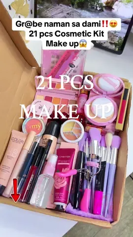 21 pcs Cosmetic kit Make up set‼️😍 #21pcsmakeupset #makeupset #affordablemakeup #makeupbundle #fypage 