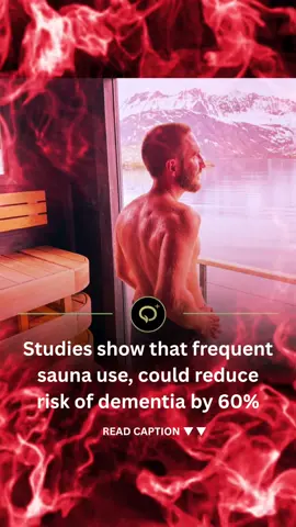 Sauna use of 2-4x per week could reduce dementia risk by almost 60%  A long-term Finnish study followed over 2,300 middle-aged men for about 20 years to see whether sauna bathing habits were linked to dementia risk. Researchers found that men who used a sauna four to seven times a week had a 66% lower chance of developing dementia compared to those who only went once a week. The same group also showed a 65% lower risk of Alzheimer’s disease, even after accounting for factors like age, blood pressure, smoking, and physical activity. The researchers believe that regular sauna use may benefit the brain by improving blood vessel health, reducing inflammation, and supporting relaxation and heart function — all of which play roles in brain aging. However, because the study was observational and included only Finnish men, it doesn’t prove that saunas directly prevent dementia. Still, it suggests that frequent sauna bathing could be part of an overall lifestyle that supports long-term brain and heart health. #brainhealth #dementia #alzheimers 