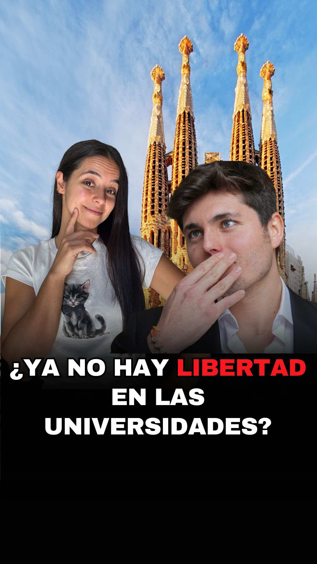 La visita de Vito quiles en la autónoma de Barcelona, desata altercados en el campus.  La libertad de expresión ya si eso en otra ocasión. #españa #vitoquiles #barcelona #universidad 