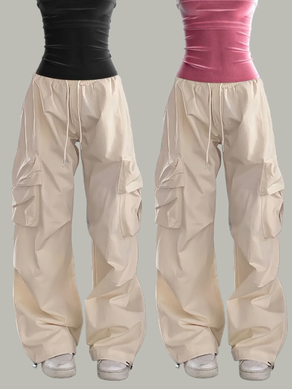 2pcs parachute pants  #parachutepants #pants  #parachute #fashionpants #pantsrecommendation 