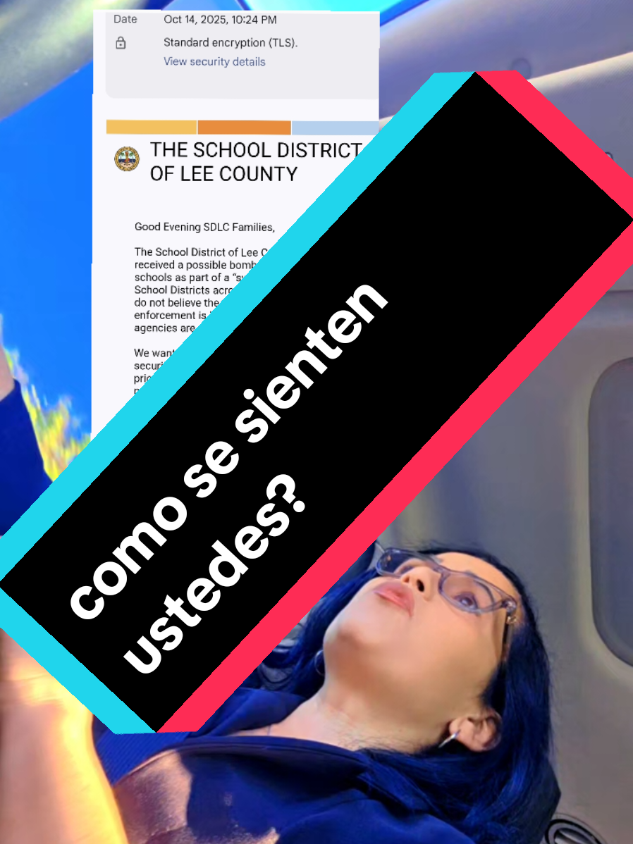 update sobre la amenaza de ..... en el condado lee. ...estan seguros Nuestros hijos ? #school school 