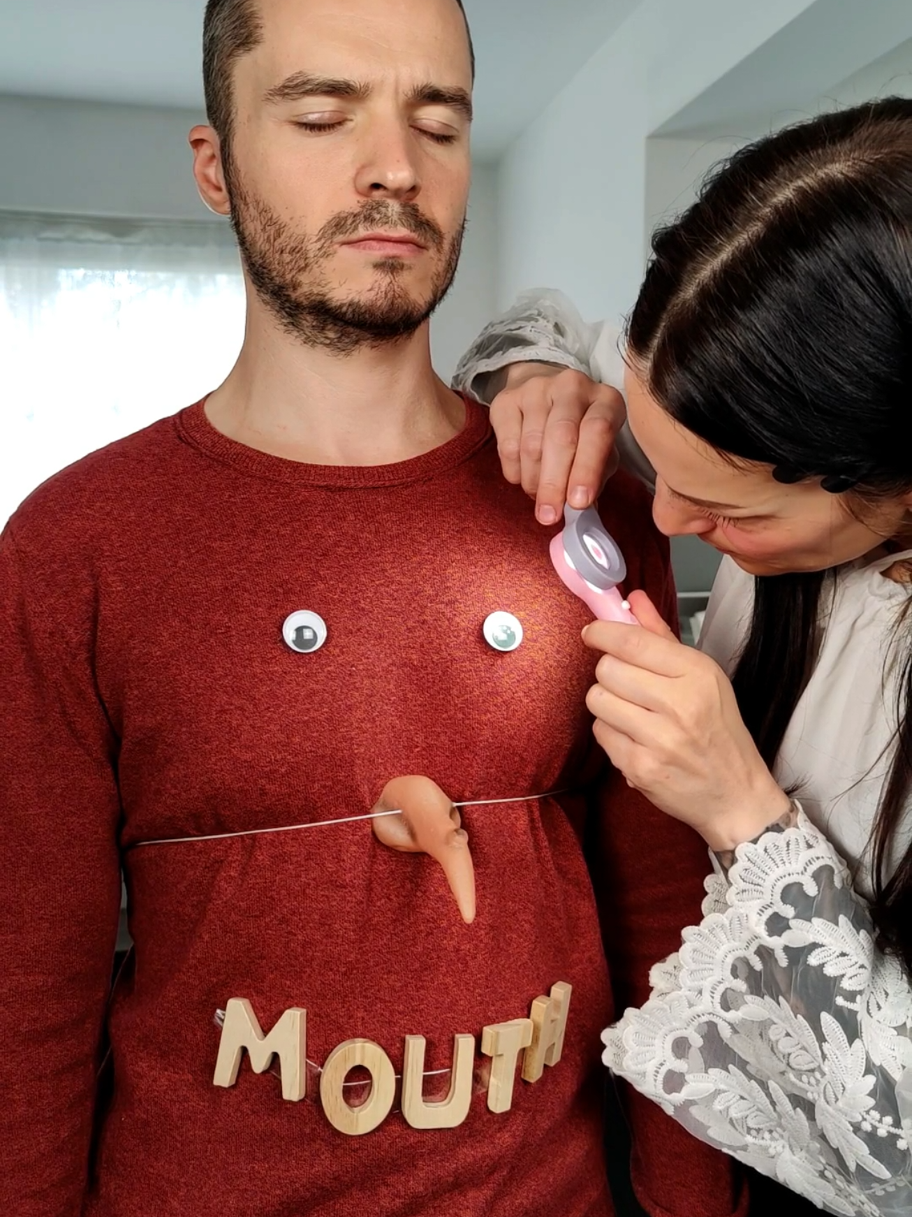 Eyes nose and mouth check up #asmr #asmrvideo 