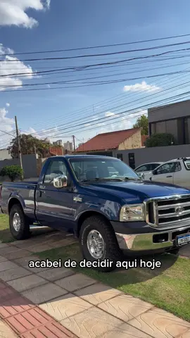 Chegou a hora, vamos vender a azulona! Interessados só me chamar aqui. Caminhonete tem mais de 100k investidos. #f250 #ford #venda #projectcar #fyp 