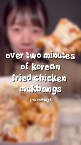 KOREAN fried chicken #mukbang !!🍗 #koreanfriedchicken #mukbangeatingshow #koreanfood #mukbangvideo 