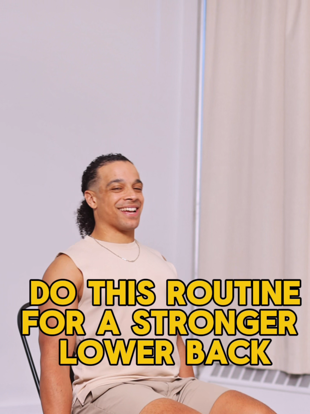 Follow this gentle exercise to fix your LOWER BACK PAIN!! #lowerbackpain #back #jasonsyn #yoga #exercise 