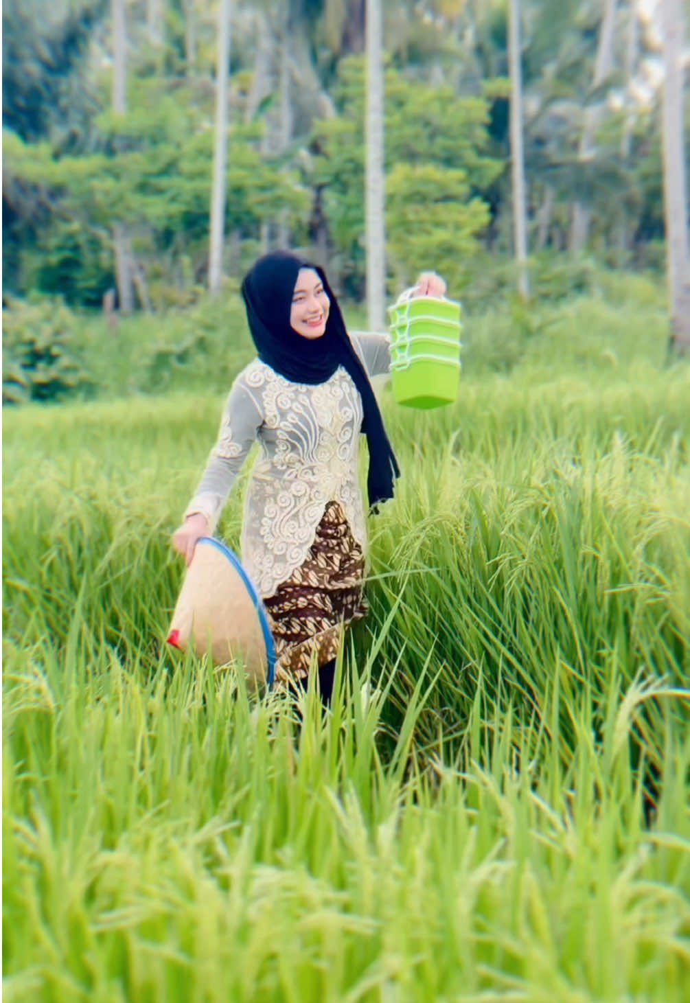 Sawahnya Cakep Banget Masya Allahhhh🤍🤍🤍🤍✨✨✨🤏🏻 #fypage #viraltiktok #pedesaan #cutrani 