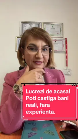 💫 M-am săturat să trăiesc pe pilot automat… între muncă, casă și facturi. Am vrut mai mult — timp pentru mine, libertate, liniște și bani câștigați cu sens. Așa am descoperit un business online simplu, în limba română, pe care îl pot face de oriunde 🌍. Nu ai nevoie de experiență, doar de dorința de a-ți schimba viața. Dacă simți că a venit momentul tău, scrie în comentarii • VREAU SA CASTIG•  și îți povestesc totul ❤️ #schimbare #libertate #lucrezonline #femeiindependente #muncadeacasă    