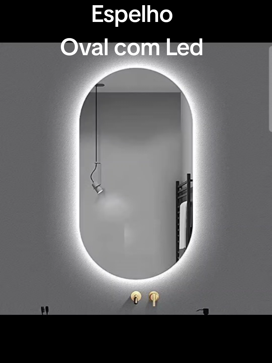 #espelho #espelhooval #espelholed #espelholuzes #tiktokshop 