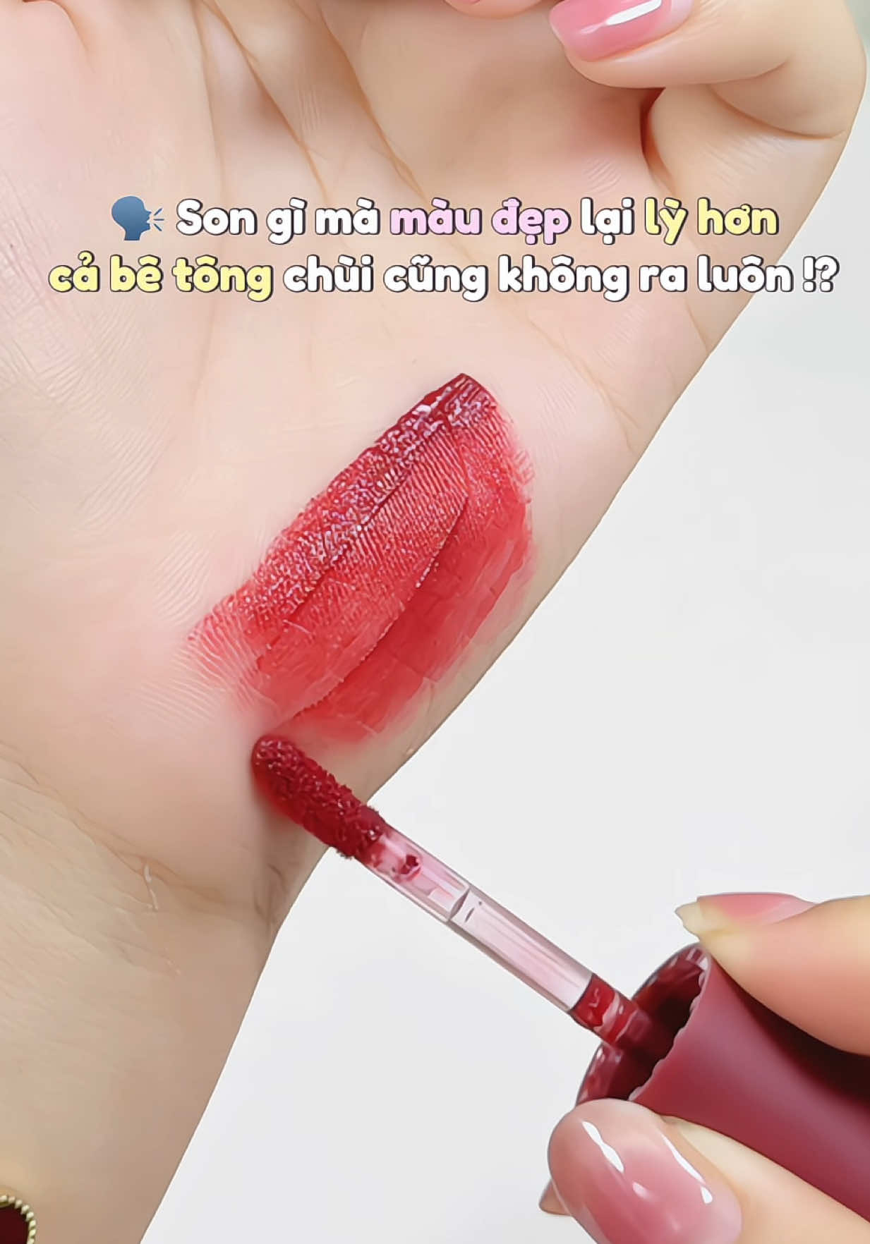 Son nhung siêu lì Beskin tạo hiệu ứng căng mọng và che rãnh môi siêu ok luôn  #sonnhung #soncheranhmoi #sonli #sonly #sondep 