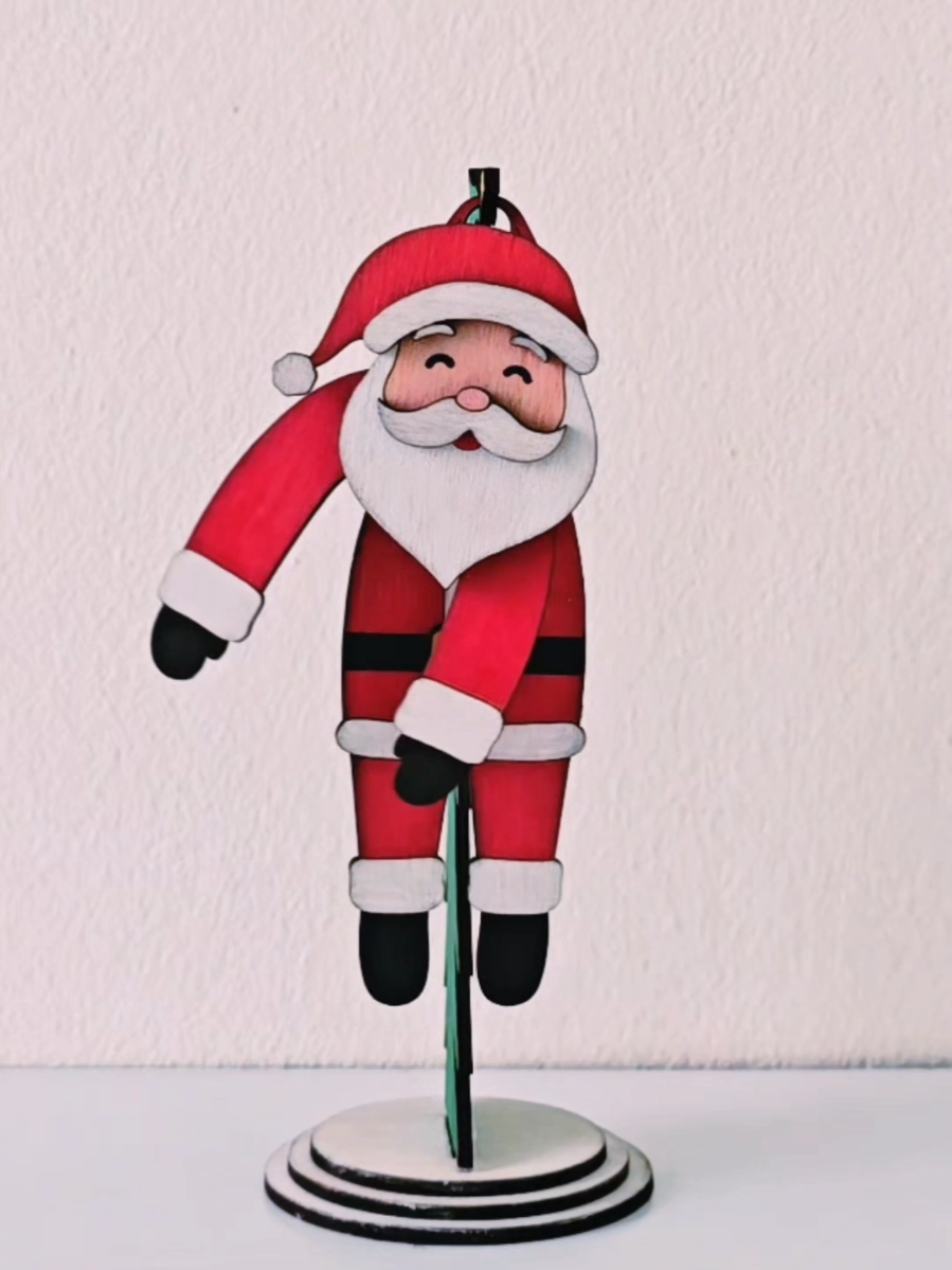 🎅✨ Bring the Christmas spirit to your home with this adorable Santa Claus laser cut file! Perfect for laser cutting machines and 3mm MDF wood, this design is easy to assemble and makes a lovely decoration for your festive table or shelf. 🎄 #christmasdecor #christmascrafts #lasercut #santaclaus #christmasgiftideas @LaserCraftByDung/Digital files @LaserCraftByDung/Digital files @LaserCraftByDung/Digital files 