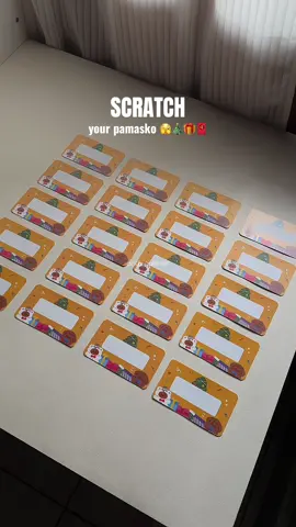 Make a twist your pamasko using scratch it card 🤭😂❤️. #christmasgift #christmascard #scratchit #scratchitcard #card 