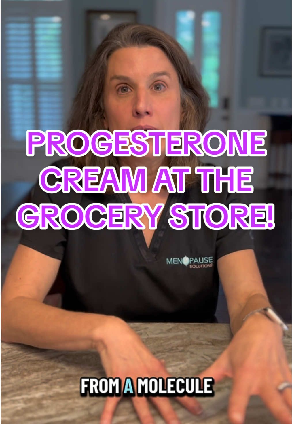 You can actually find progesterone cream over the counter at stores like Whole Foods and Target, just make sure the ingredients say “USP Progesterone”!  #progesterone #hormones #menopause #wholefoods #target 