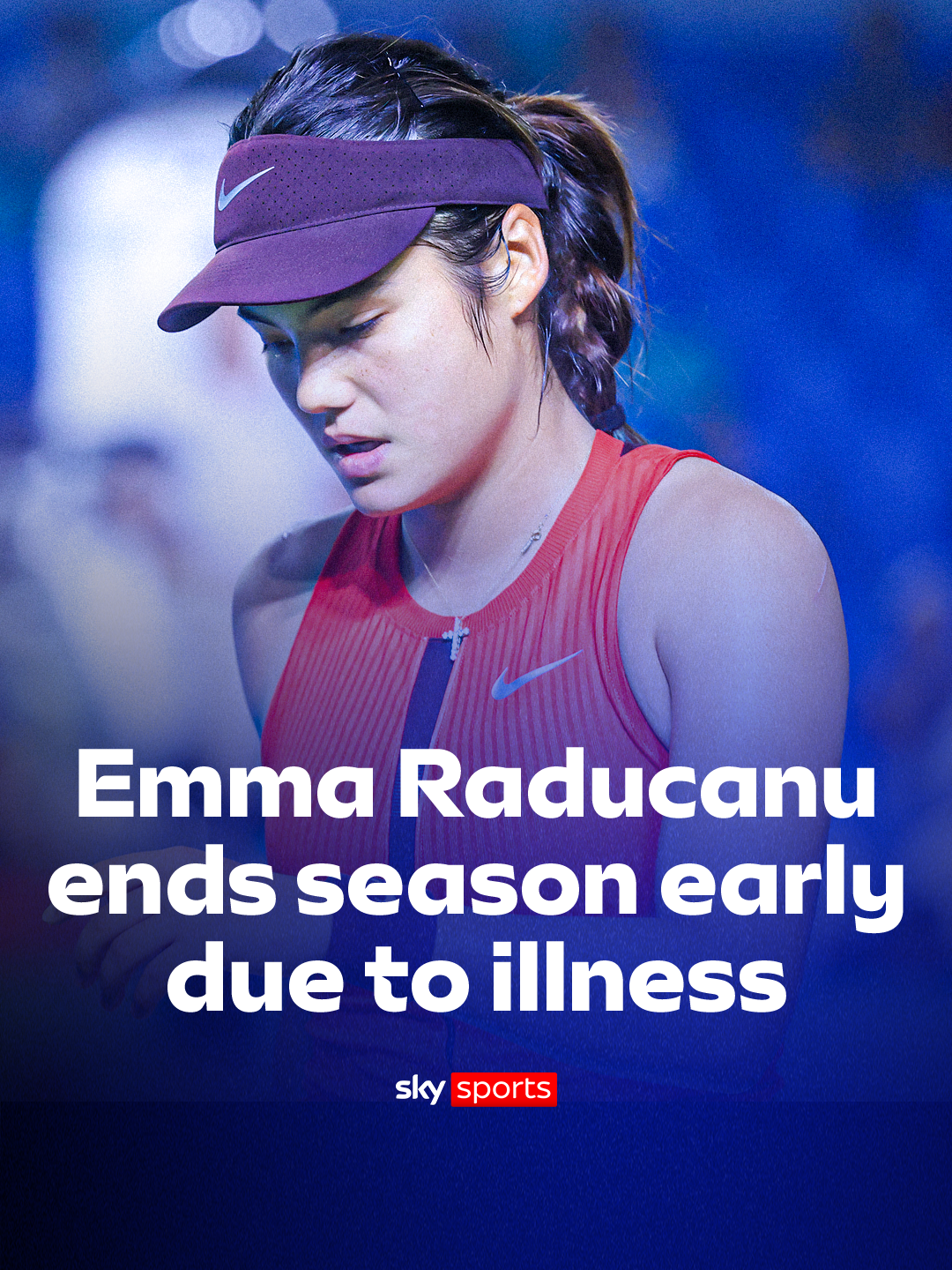Emma Raducanu has ended her season early due to illness #skysportsnews #raducanu #emmaraducanu #tennis #tennistiktok
