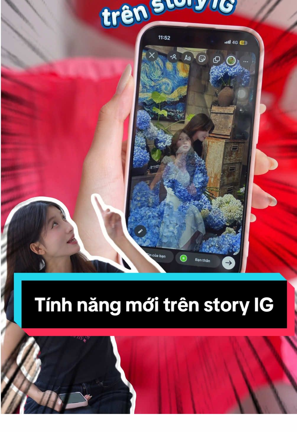 +1 tính năng mới toanh để đăng story instagram cho ai chưa bítttt #TikTokAwardsVN #iphonetricks #tipsandtricks #viral #iphone 