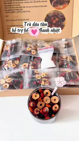 Trà dâu tằm hỗ trợ bổ m.áu thanh nhiệt, đẹp da 😘🥰#tra #tradautam #trabohuyet #tradautam #tradepda 
