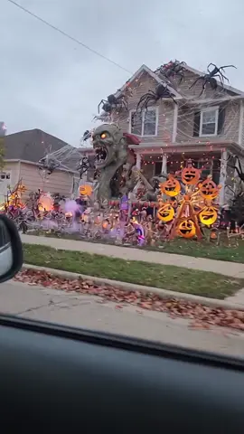 Insane Halloween House #halloween #decoration 