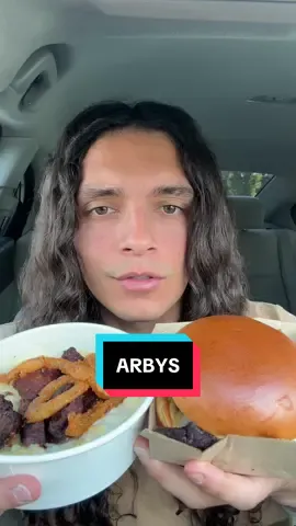Arby’s new steak #fyp #mukbang #asmr #arbys #steak 