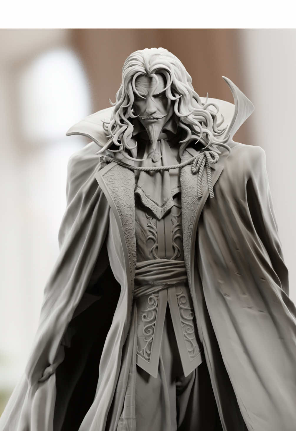 Dracula - Castlevania 🛒🔗 Collectible statue NOW available: monkastudios.com . “In darkness, he reigns — and the night bends to his will.” ⚔️ This masterfully sculpted statue embodies Dracula at his most regal and dreadful — cloak unfurled like wings of shadow, candles flickering at his feet. His stance radiates ancient authority and wrath, capturing the lord of vampires moments before he unleashes his vengeance upon mankind. A perfect fusion of gothic artistry and mythic power. . #Dracula #Castlevania #DarkFantasy #VampireLord #CollectorFigures        . 🎨 Get STL from: @ca.3d.studios Sculpted by @serghaz 