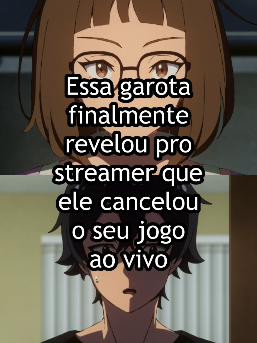 Essa garota finalmente revelou pro streamer que ele cancelou o seu jogo ao vivo #anime #otaku #letsplayquestdarakenomylife #questdarakenomylife #letsplayquestdarakenomylifeanime 