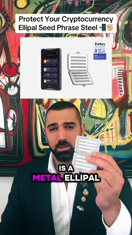 How to protect your cryptocurrency with Ellipal Seed Phrase Steel. #fyp #crypto #cryptocurrency #cryptonews #wallet 