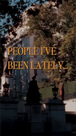 a short list of people i’ve been lately 📝