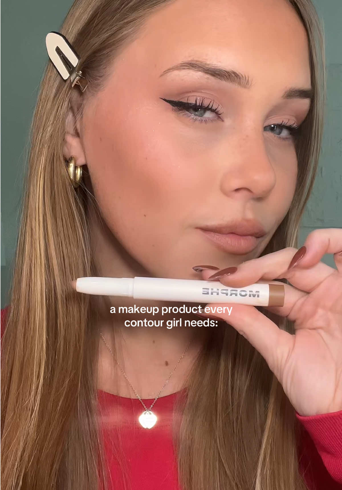 The @Morphe Cosmetics shapelifter micro contour stick 🫶🏼 so perfect for precise contour!! #contour #makeup #makeuptips #contourtutorial #fypシ 
