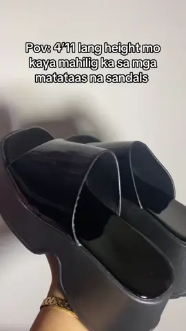 Kung kinulang ka rin sa height ito na yung sign mo para bumili nitong sandals mi😊 Affordable lang to. #sandals #sandalsforwomen #footwearfashion #fashiontiktok #foryoupage 