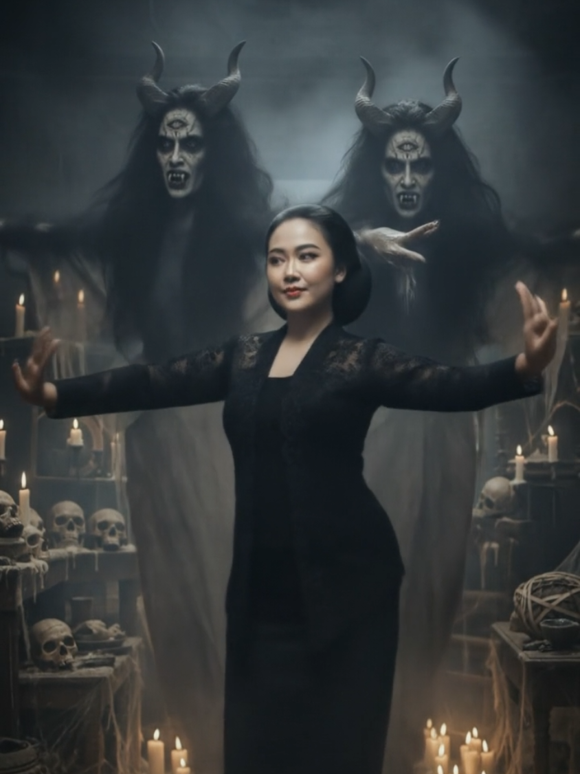 cara edit foto & video ai 1. prompt foto digemini :  Buat gambar wanita ini tanpa merubah wajah,pakai riasan simple baju kebaya hitam dan rok hitam modern, rambut wanita ini disanggul  rapi yang sedang intens sedang menari jaipong,tatapan wanita lurus kedepan sedikit melirik ke kamera. Di belakangnya, sosok hantu wanita tubuh hitam rambut panjang kusut yang menyeramkan dengan wajah menakutkan,tatapan misterius memakai pakaian putih yang kotor gigi bertaring, kepalanya memiliki tanduk, dikeningnya ada 1 mata... hantu ini tampak menari mengikuti gerakan wanita. Latar belakangnya adalah ruangan antik tua yang penuh dengan tengkorak, tumpukan barang-barang misterius dan lilin yang berjejer. Ada asap yang melayang di seluruh ruangan, menciptakan suasana misterius. Gaya: Detail, Realistis, Eksklusif, Suasana seperti Film Vertikal 9:16 2. prompt video di studio ai google :  buat vidio sinematik realistic dramatis resolusi 4k,hd ultra,rasio 9:16 buat wanita yang memakai kebaya hitam menari dengan gemulai/menari jaipong.dan buatlah sosok hantu wanita dibelakang nya mengikuti gerakan tari wanita didepannya #geminiai #googleaistudio #fyp #hantu #juliethic 
