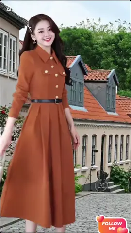 Tặng dây đai. Váy thiết kế dài tay chũ A bigsize sang trọng xinh đẹp vs asit co giãn thoải mái mềm mịn mát #xh #thoitrang #thoitrangnu #damxinh #bigsize 