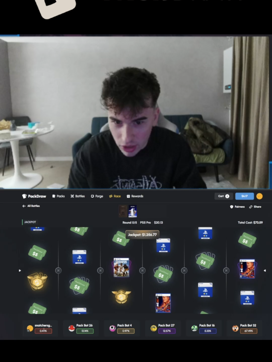 HOW IS HE ALWAYS LOOSING #THESNATCHERS #PACKDRAW