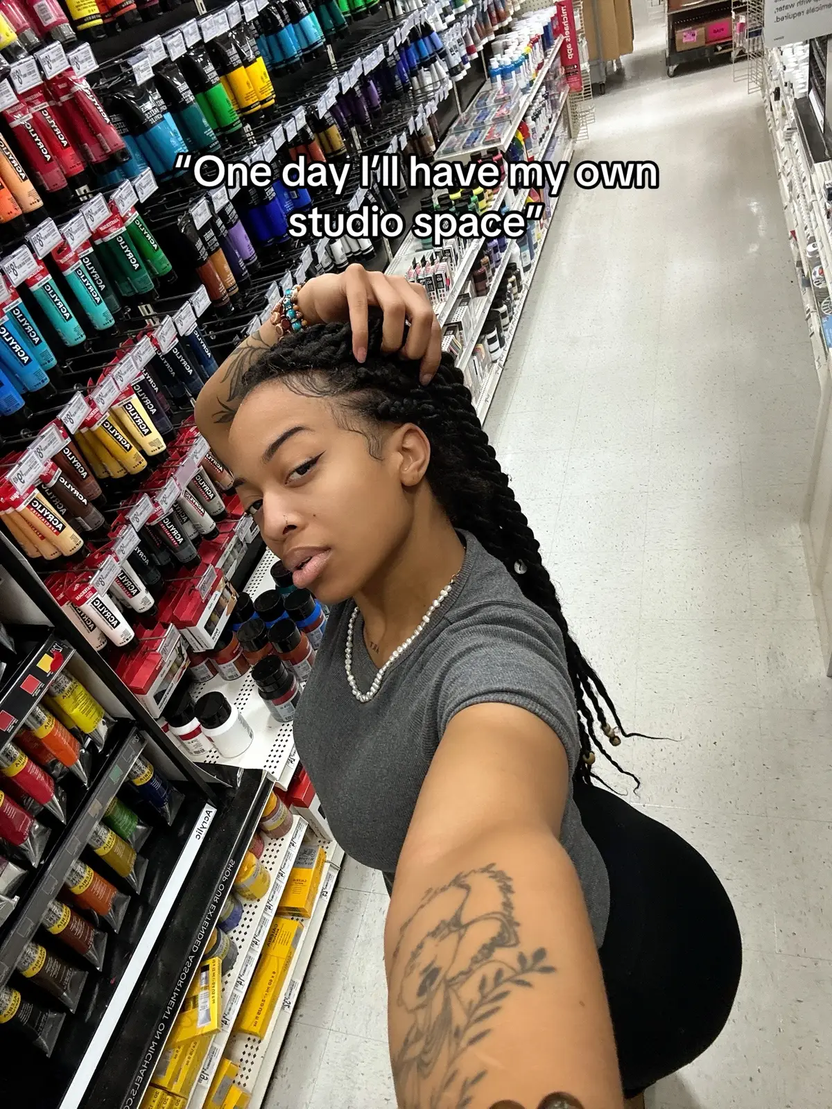 📅 Timeline for studio setup:  I was wishing for my own space in May 2024. I was moving around a lot and was also pregnant in a one bedroom apartment. Fast forward to now July 2025. I’m living in a house with my own space. God Is Good 😊 