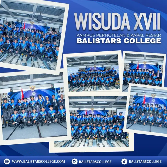 Tahun Akademik 2024/2025 Dilaksanakan pada Sabtu, 11 Oktober 2025  📍Swissbell Sanur Resort Watu Jimbar. Selamat kepada Wisudawan dan Wisudawati yang telah menyelesaikan pendidikan di Balistars College. Semoga ilmu yang diperoleh dapat membantu dan membawa kalian pada kesuksesan. Terima kasih telah mempercayakan Balistars College untuk menjadi bagian dari kisah sukses kalian. Achieve Your Goals With Us  Be The Stars✨ #fyp #balistarscollege #kampusperhotelandankapalpesiar #bscupdate #bethestars 
