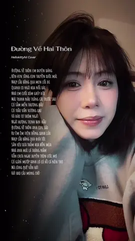 Đường gì... Đường về thôn em duyên dáng bên ven sông #nhachaymoingay #duongvehaithon #hellokittyhii #cover #tiemphatnhac #fbtxuhuong 🎶