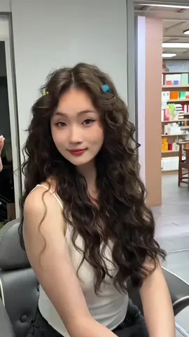 Uốn hippie#xuhuong #uonxumi #tócđẹp #uontoc #hippie 