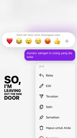 yg dia suka…#uncrush? #katakata #sschat#fyp #masukberanda 