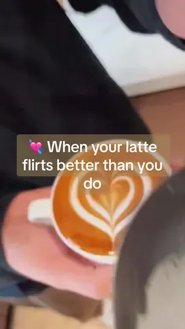 First I was like “just a simple heart, then my milk said: “nah, we’re going extra today ☕💘 #latteart #coffeetok #baristalife #artinacup #doublelove  