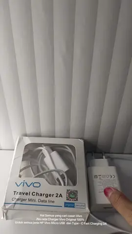 Charger Vivo Original 100% Y12 V15 Y15 Y17 Y91 Y93 Y95 Micro USB Fast Charging 2A #carger #cargerhpmurah #casanvivo #fyppppppppppppppppppppppp #fyp 