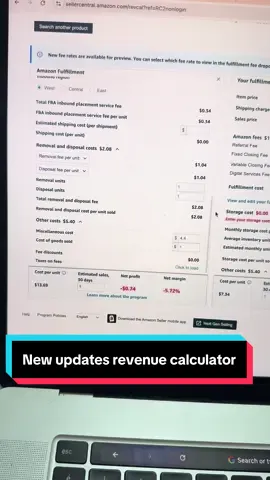 You should know about this fees otherwise you can loss a profitable product ! @Lehaz Khan  #ecommerce #revenuecalculator #business #amazon #amazonfinds 