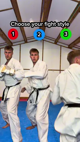 Choose your martial arts fight style