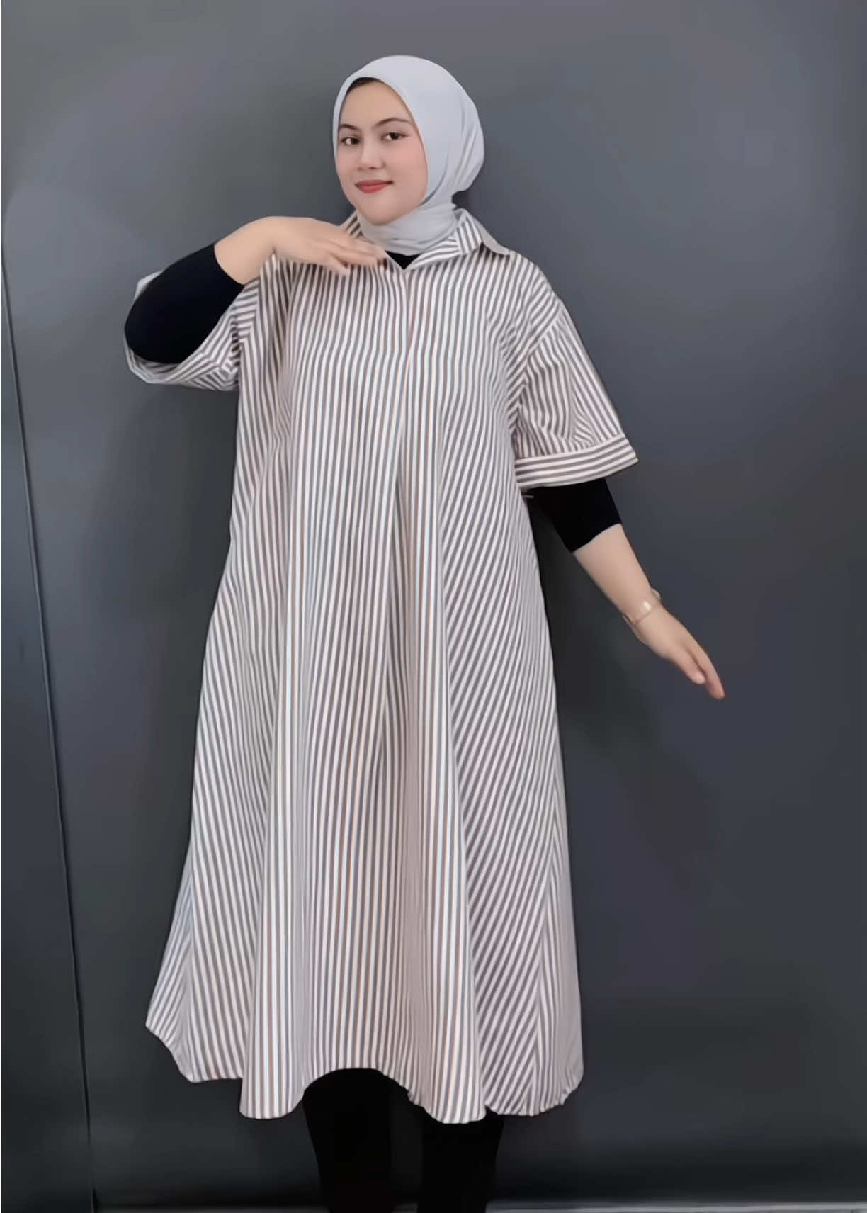 Midi dress bigsize 😍🫶 #fyp #dressbigsize #mididress #dresssimple #bigbelle 